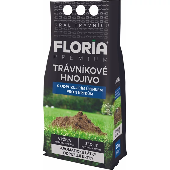 Agro Floria gyepműtrágya riasztó hatással a vakondok ellen 2,5 kg