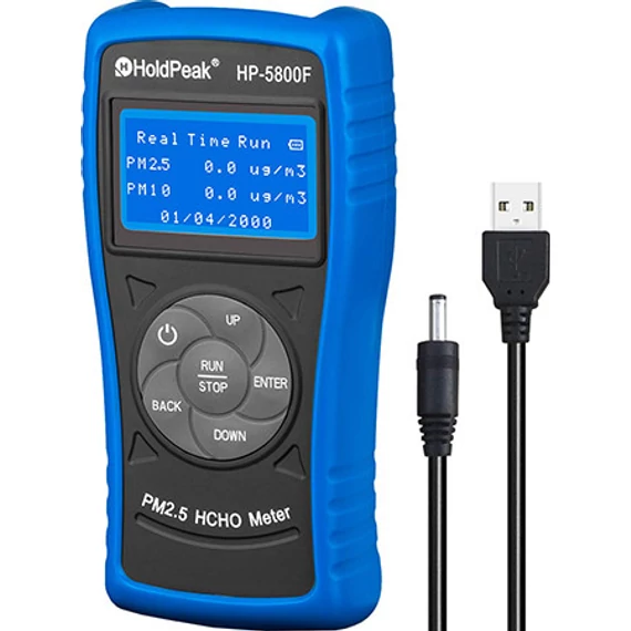 HOLDPEAK 5800F levegőminőség mérő műszer
