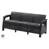 Kép 1/2 - Keter Corfu love seat max kerti bútor, háromszemélyes kanapé, grafit