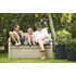 Kép 4/5 - Keter Eden Garden Bench 265L kerti pad, bézs