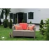 Kép 2/2 - Kerti bútor Keter Corfu love seat kétszemélyes kanapé, cappuccino szín