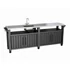 Kép 4/6 - Keter UNITY Chef 415 L grill asztal, grafit, sérült csomagolás