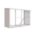 Kép 1/6 - G21 WOH 682 tüzifa tároló - 302 x 119 cm, szürke