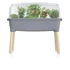 Kép 4/4 - Prosperplast RESPANA PLANTER WOOD HIGH SET palántázó 78 cm szürke kő