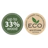Kép 3/3 - Prosperplast FURU SQUARE LOW ECO WOOD kaspó 24 cm naturo