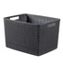 Kép 1/4 - Curver Jute L doboz 20L szürke