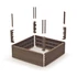 Kép 3/4 - Prosperplast BASE WOODY magaságyas 75,6 cm barna