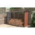 Kép 4/6 - Prístrešok na drevo G21 WOH 682 - 302 x 119 cm, hnedý - poškodený obal