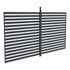 Kép 1/5 - G21 fix lamellás oldalfal 3,7x2,2 m pergola Austinhoz