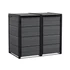 Kép 1/3 - Kerti tároló Keter Hide Away 2x 120 l-es kukákhoz, szürke